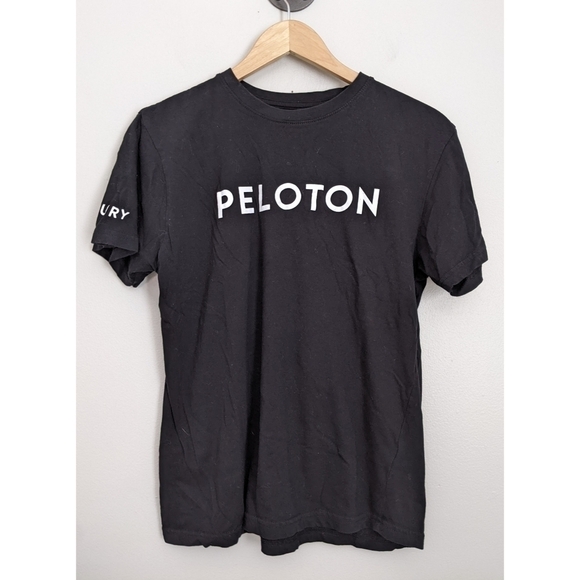 Peloton Black Century Short Sleeve Logo T-shirt - Picture 1 of 6
